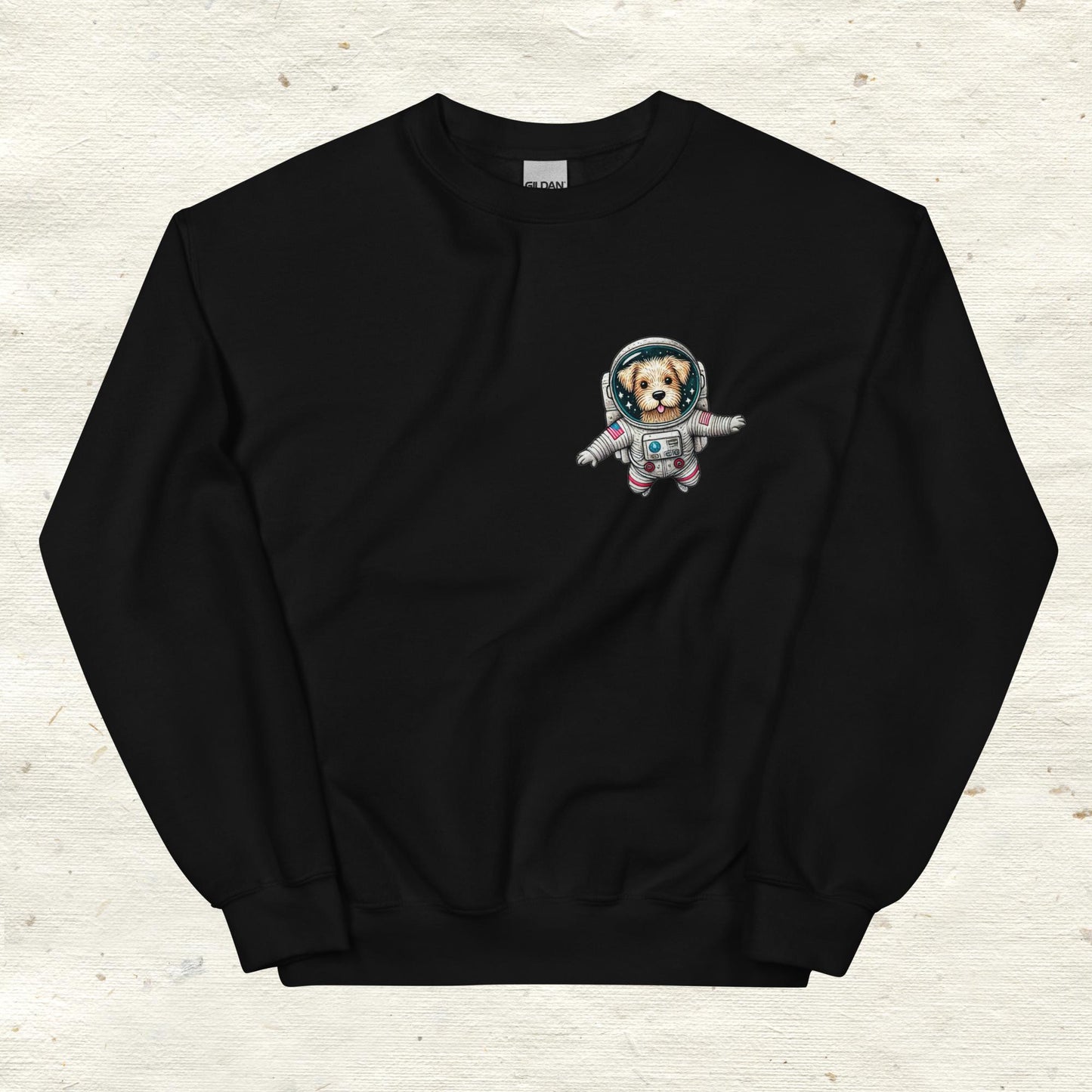 Unisex Sweatshirt Astronaut Dog