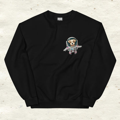 Unisex Sweatshirt Astronaut Dog