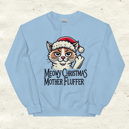 Unisex Sweatshirt Meowy Christmas