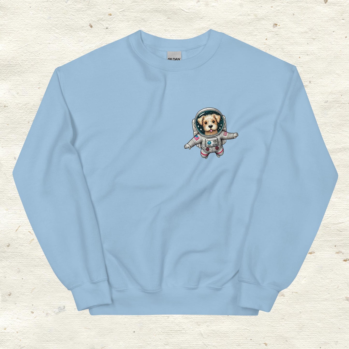 Unisex Sweatshirt Astronaut Dog