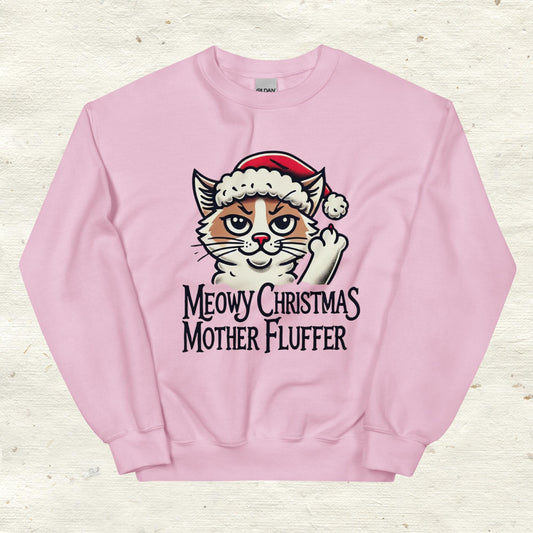 Unisex Sweatshirt Meowy Christmas