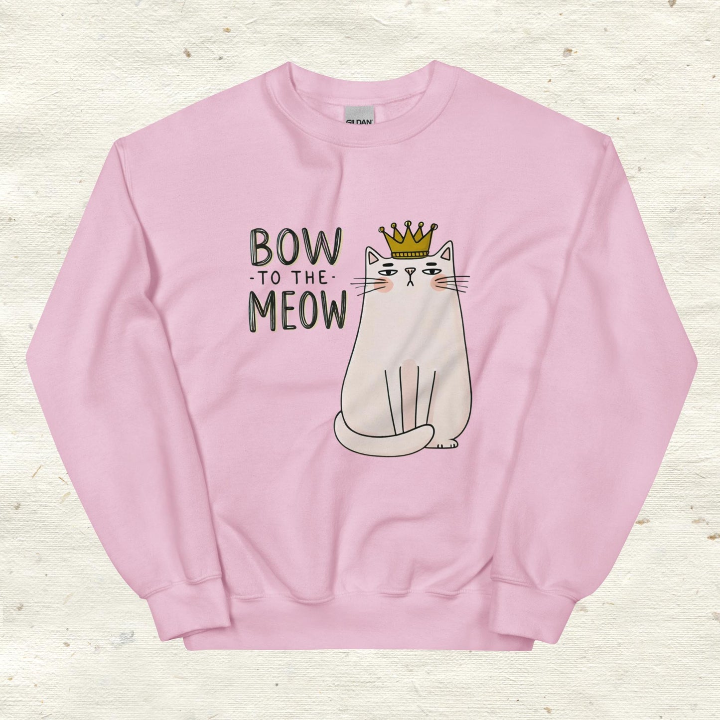 Unisex Sweatshirt Bow to the Meow