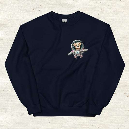 Unisex Sweatshirt Astronaut Dog