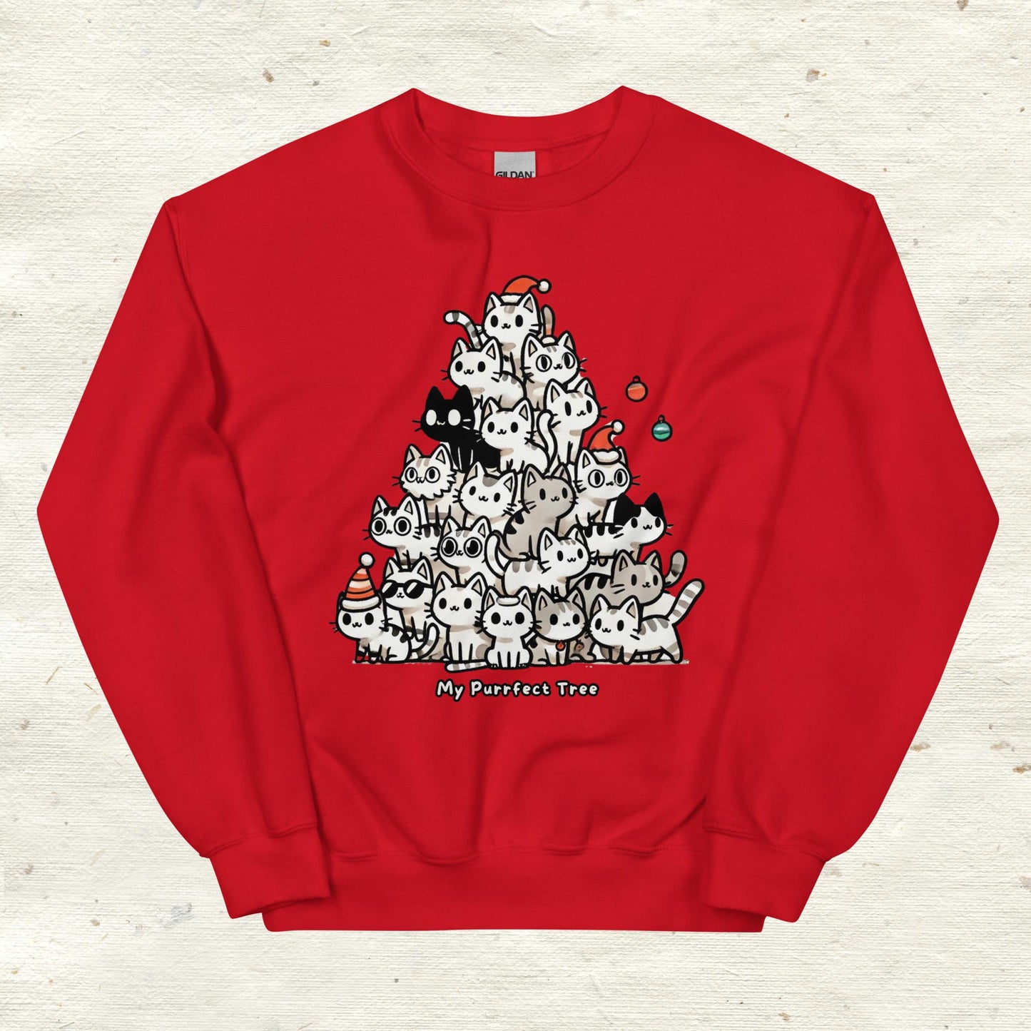 Unisex Sweatshirt Purrfect Tree