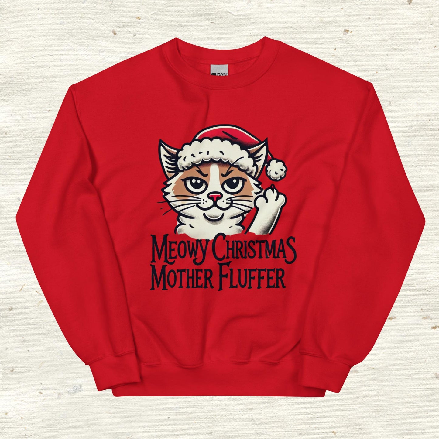 Unisex Sweatshirt Meowy Christmas