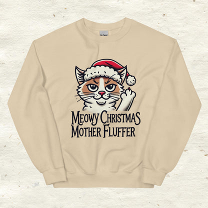 Unisex Sweatshirt Meowy Christmas