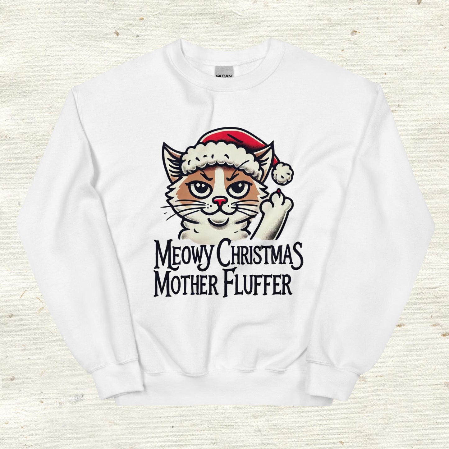 Unisex Sweatshirt Meowy Christmas