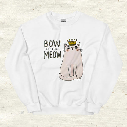 Unisex Sweatshirt Bow to the Meow