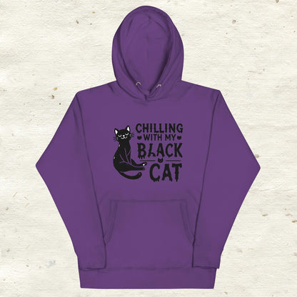 Unisex Hoodie Black Cat