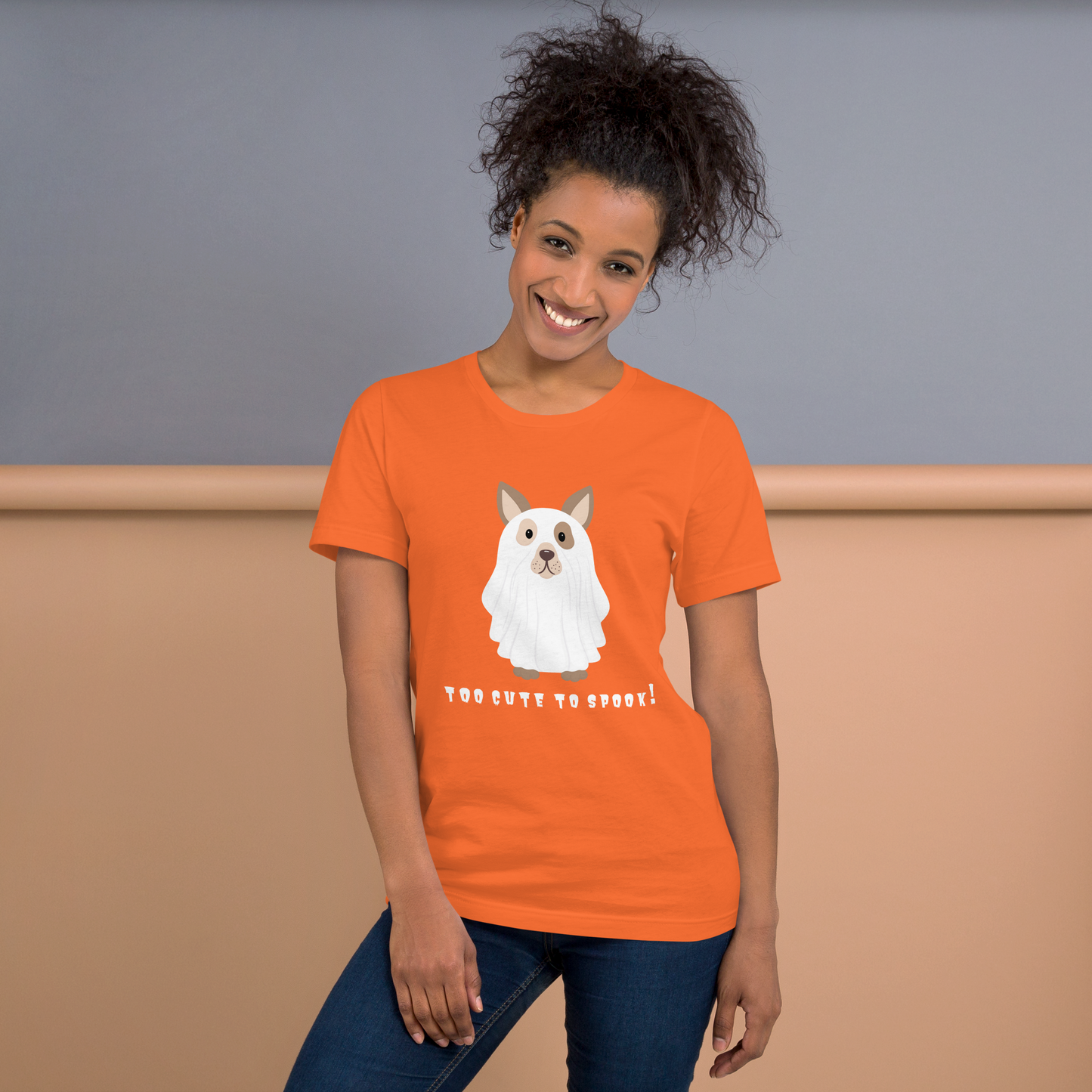 Unisex t-shirt Too Cute to Spook